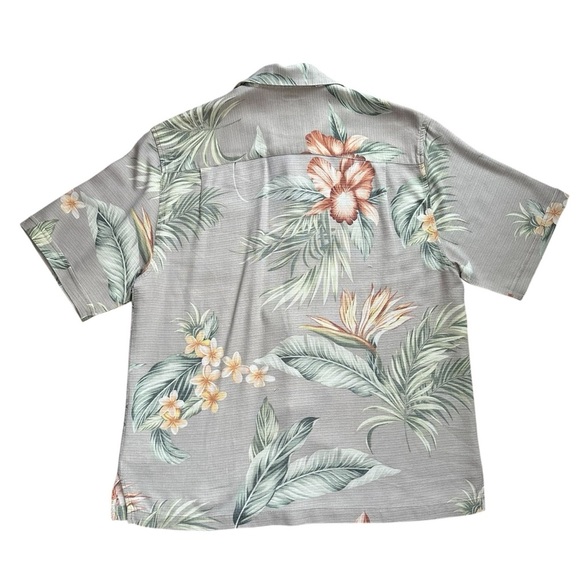 Jamaica Jaxx Men’s Short-Sleeve Silk Hawaiian Shirt – Size Medium - Picture 2 of 8